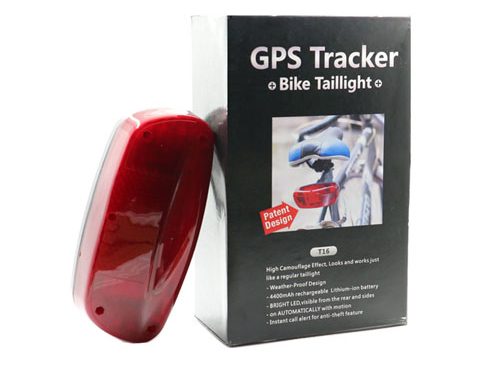 T16 Big Lamp Spy GPS Tracker Anti Bike Theft