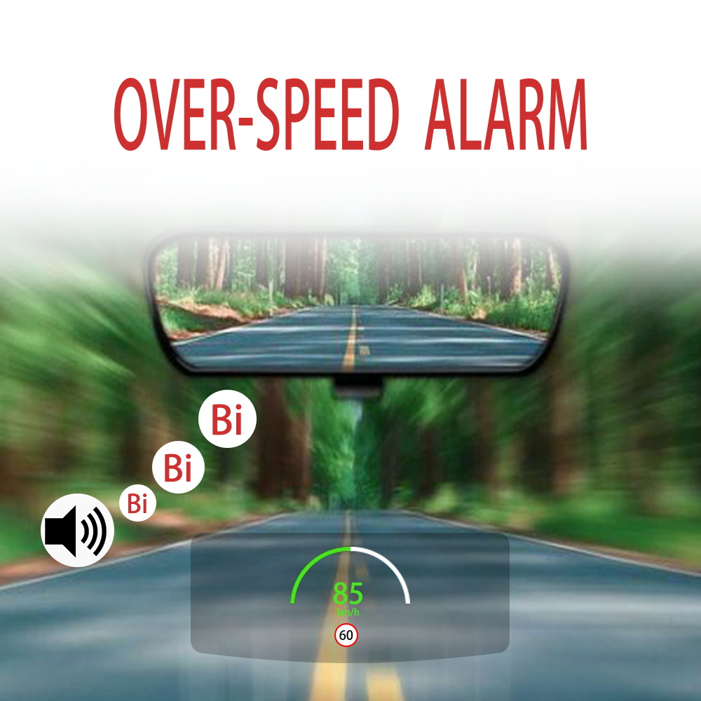 C80 4.5 GPS Speedometer - VJOYCAR: GPS Tracker, Car Hud Head Up Display, Spy Voice Recorders