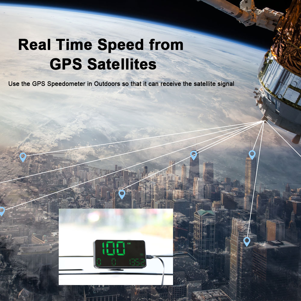 C90 GPS Speedomter - VJOYCAR: GPS Tracker, Car Hud Head Up Display, Spy  Voice Recorders