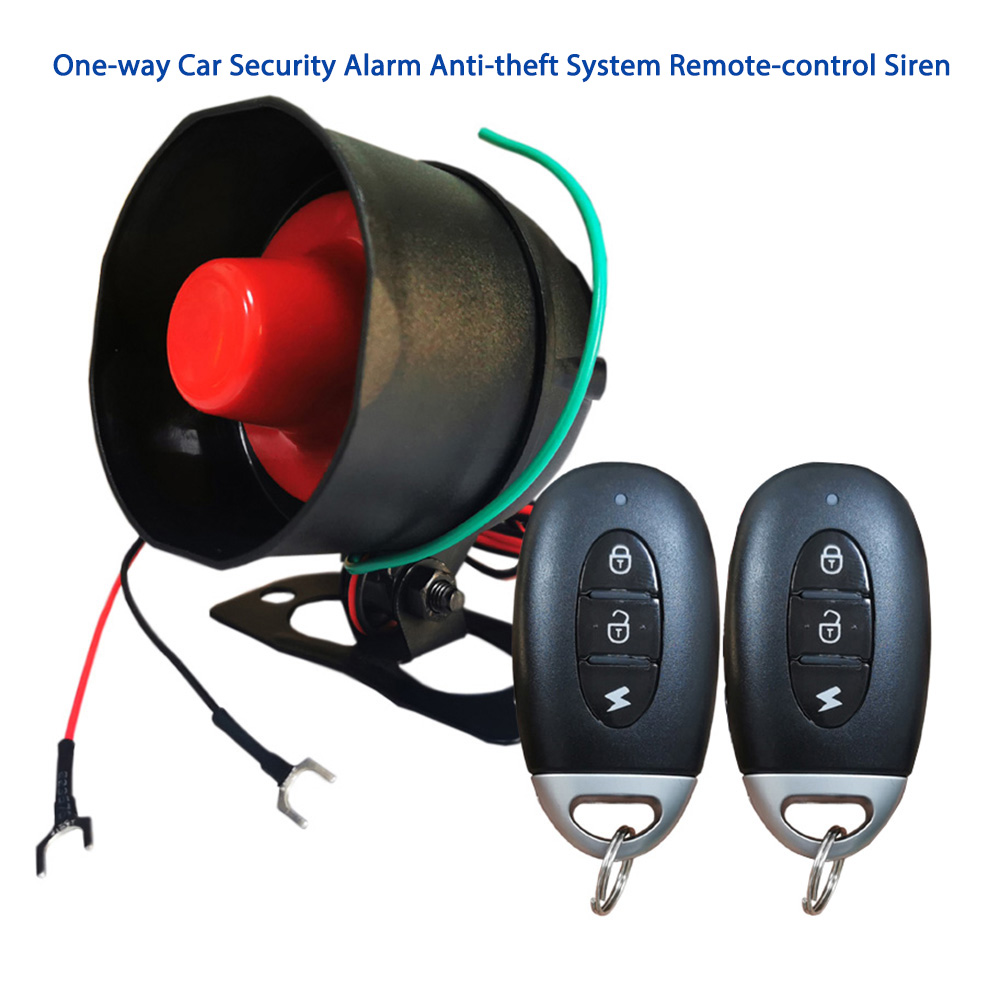 One way car shop alarm system