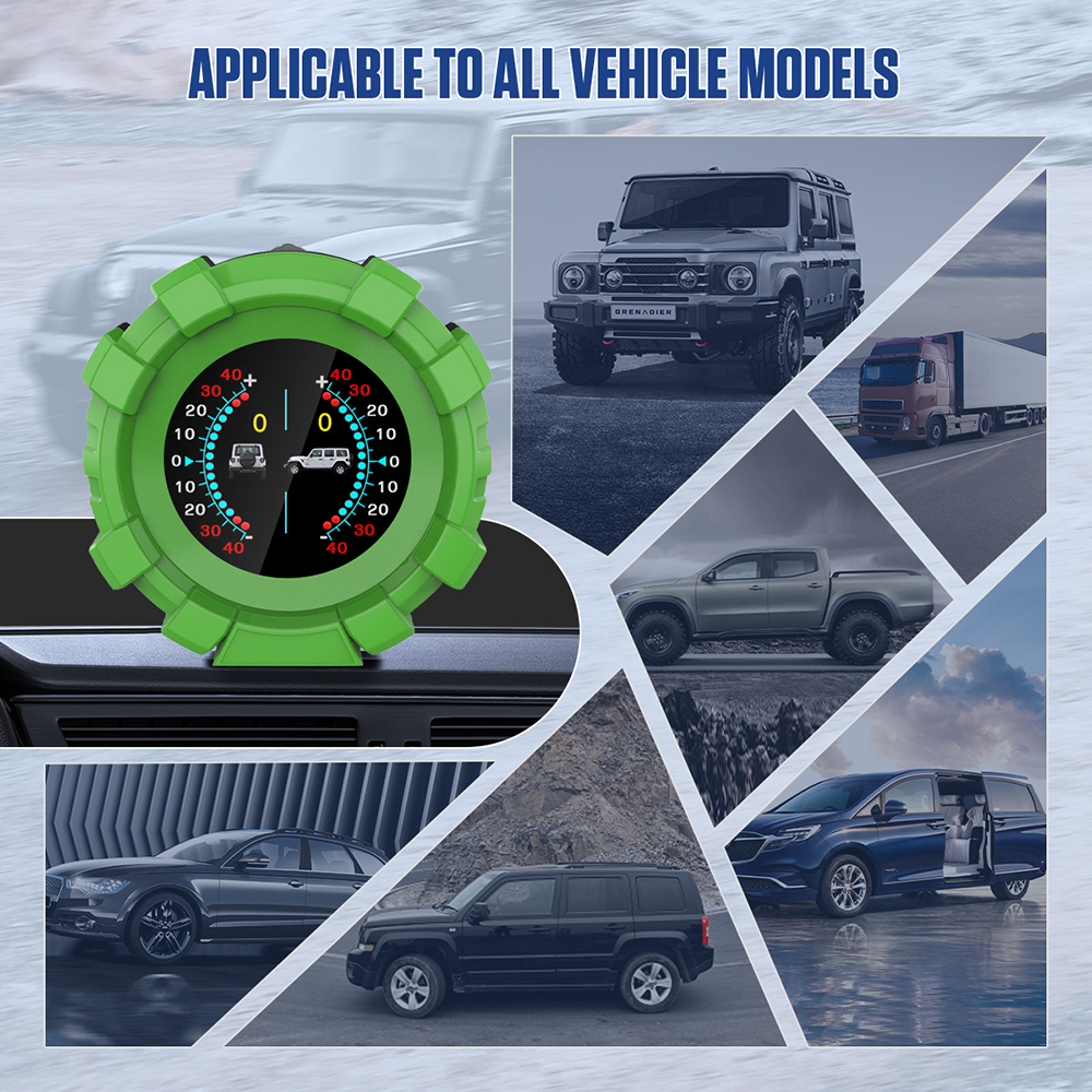 Mrcartool M60 Gps Inclinometer Hud With Compass For Off-road Suv Vehicles Car Smart Slope Meter Gauge At 7500.00 INR In Ahmedabad | Saras Auto Electricals